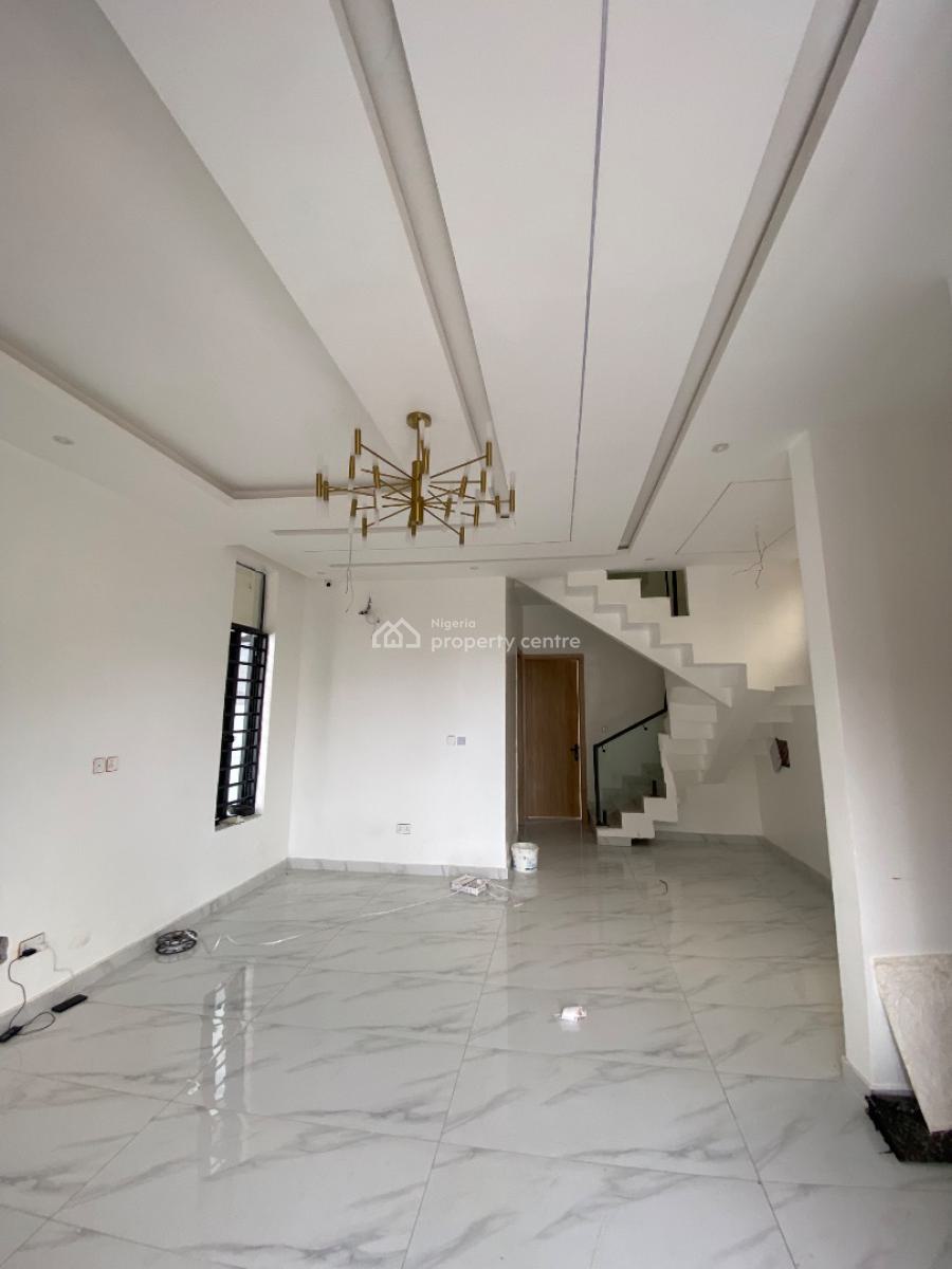 Newly Built Fully Detached 4 Bedroom Duplex Comes with Bq, By Blenco Supermarket Before Shop Rite, Sangotedo, Ajah, Lagos, Detached Duplex for Sale