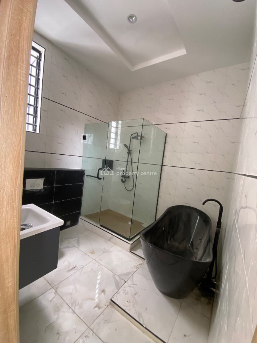 Newly Built Fully Detached 4 Bedroom Duplex Comes with Bq, By Blenco Supermarket Before Shop Rite, Sangotedo, Ajah, Lagos, Detached Duplex for Sale