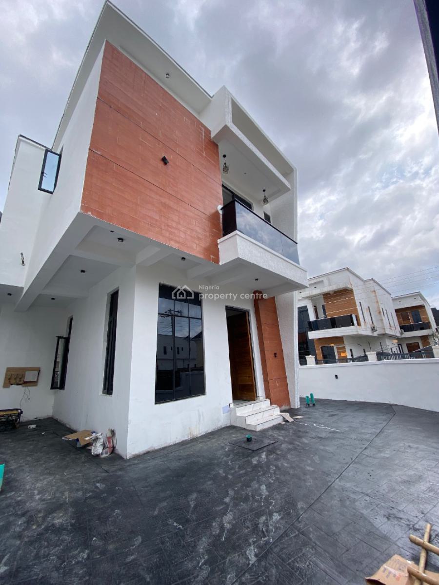 Newly Built 4bedoom Semi Detached  with Bq, Gated Estate By Blenco Supermarket, Sangotedo, Ajah, Lagos, Semi-detached Duplex for Sale