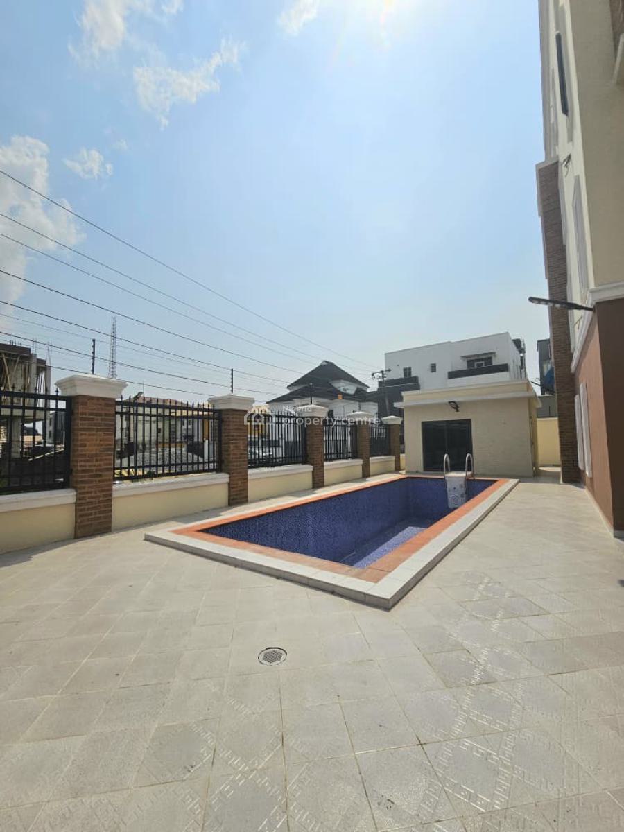 4 Bedroom Triplex with Bq, Hakeem Dickson Elf, Lekki, Lagos, Terraced Duplex for Rent
