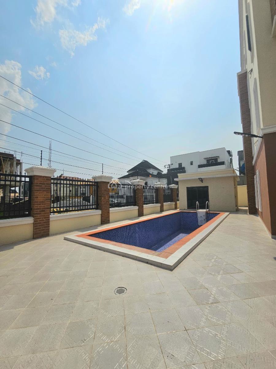 4 Bedroom Triplex with Bq, Hakeem Dickson Elf, Lekki, Lagos, Terraced Duplex for Rent
