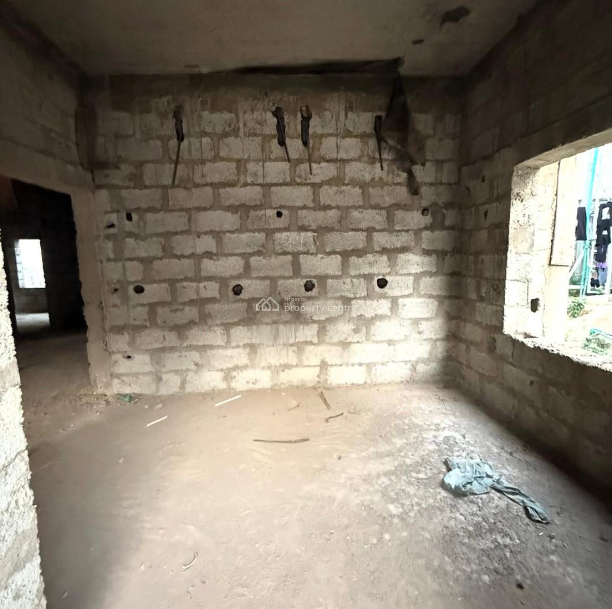 4-bedroom Detached Duplex Carcass, Airport Road, Lugbe District, Abuja, Detached Duplex for Sale