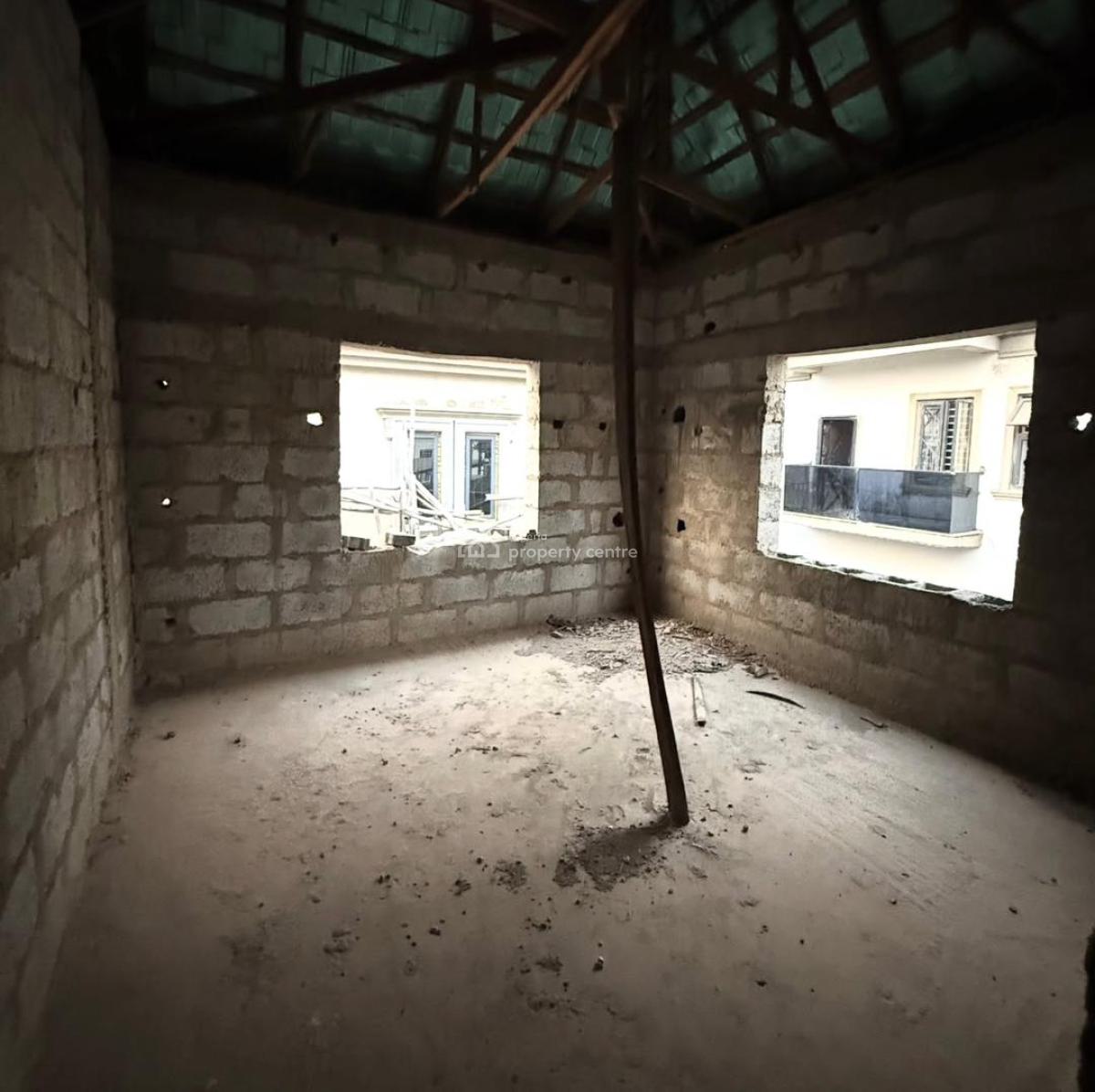 4-bedroom Detached Duplex Carcass, Airport Road, Lugbe District, Abuja, Detached Duplex for Sale