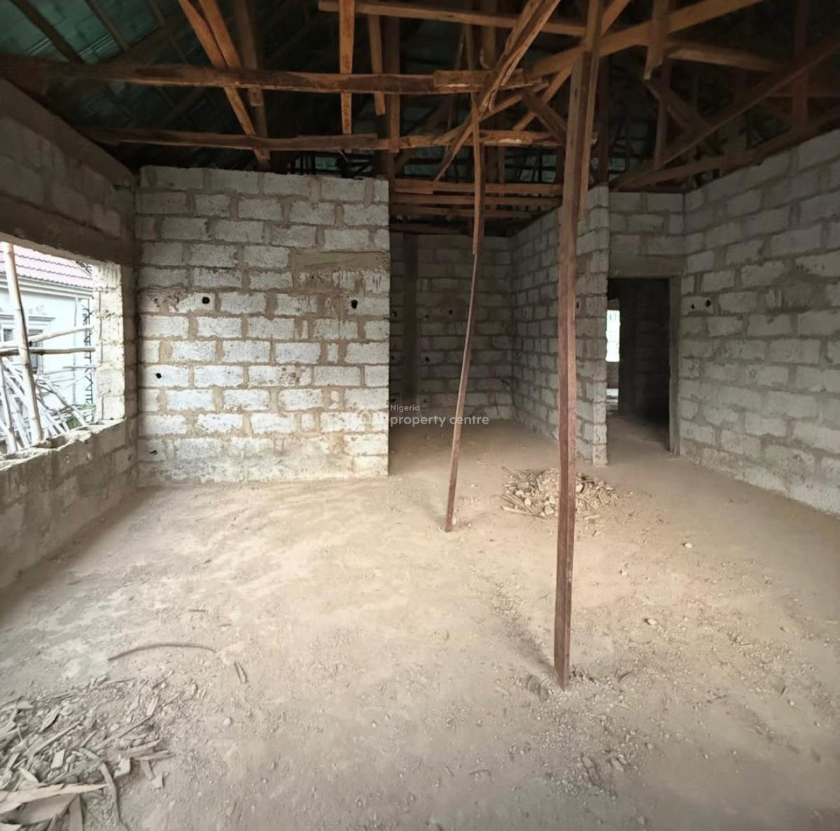 4-bedroom Detached Duplex Carcass, Airport Road, Lugbe District, Abuja, Detached Duplex for Sale