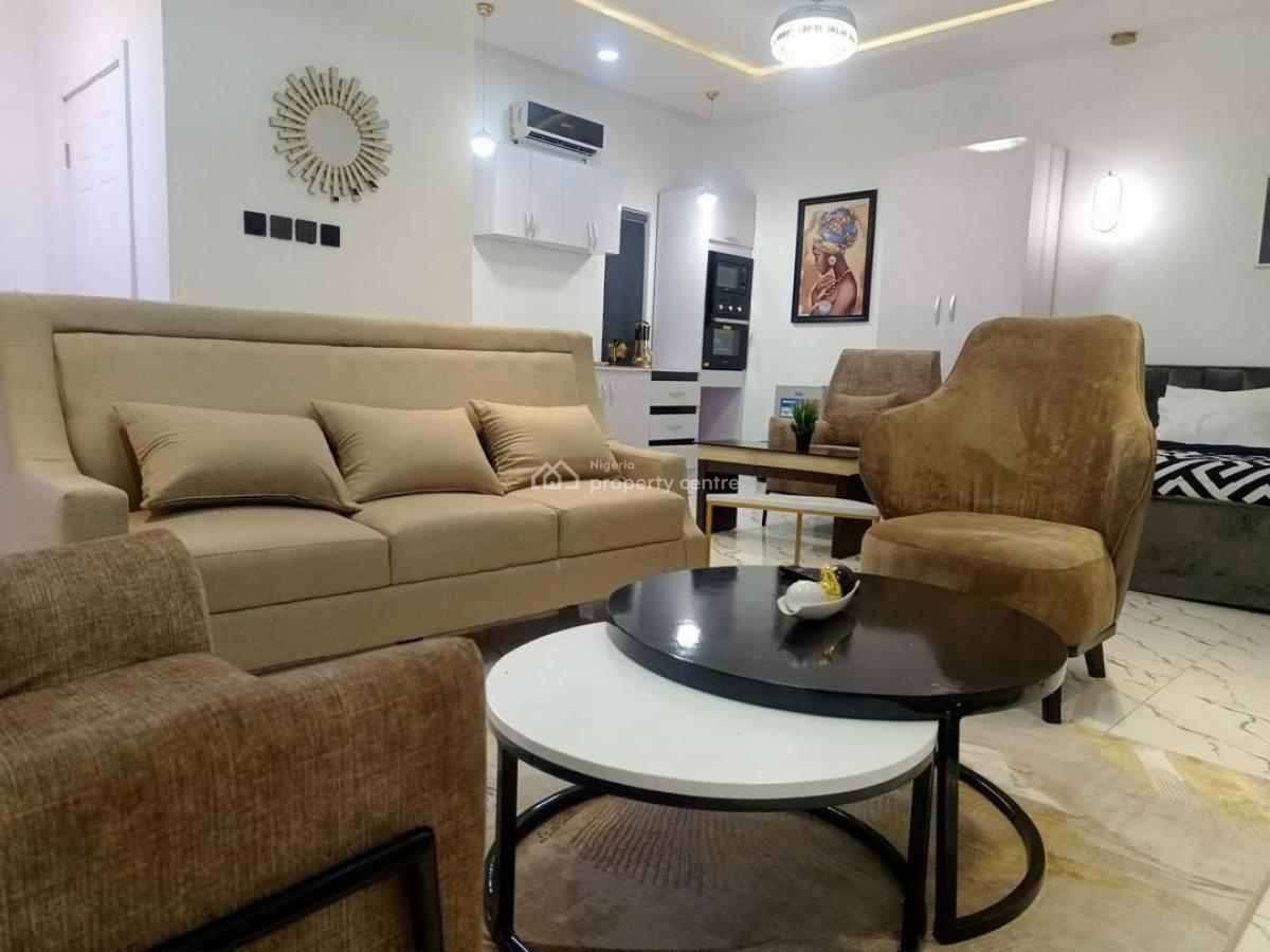Luxuriously Furnished Studio Apartment, Chevron, Lekki Phase 2, Lekki, Lagos, Flat / Apartment for Rent