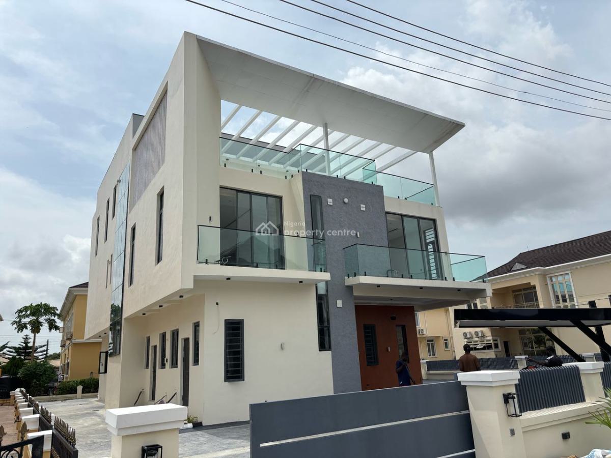 Furnished 5-bedroom Detached House, Northern Foreshore Estate, Chevron, Lekki, Lagos, Detached Duplex for Sale