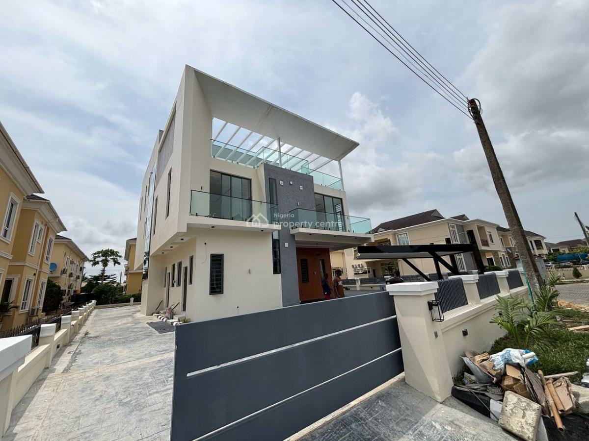 Furnished 5-bedroom Detached House, Northern Foreshore Estate, Chevron, Lekki, Lagos, Detached Duplex for Sale