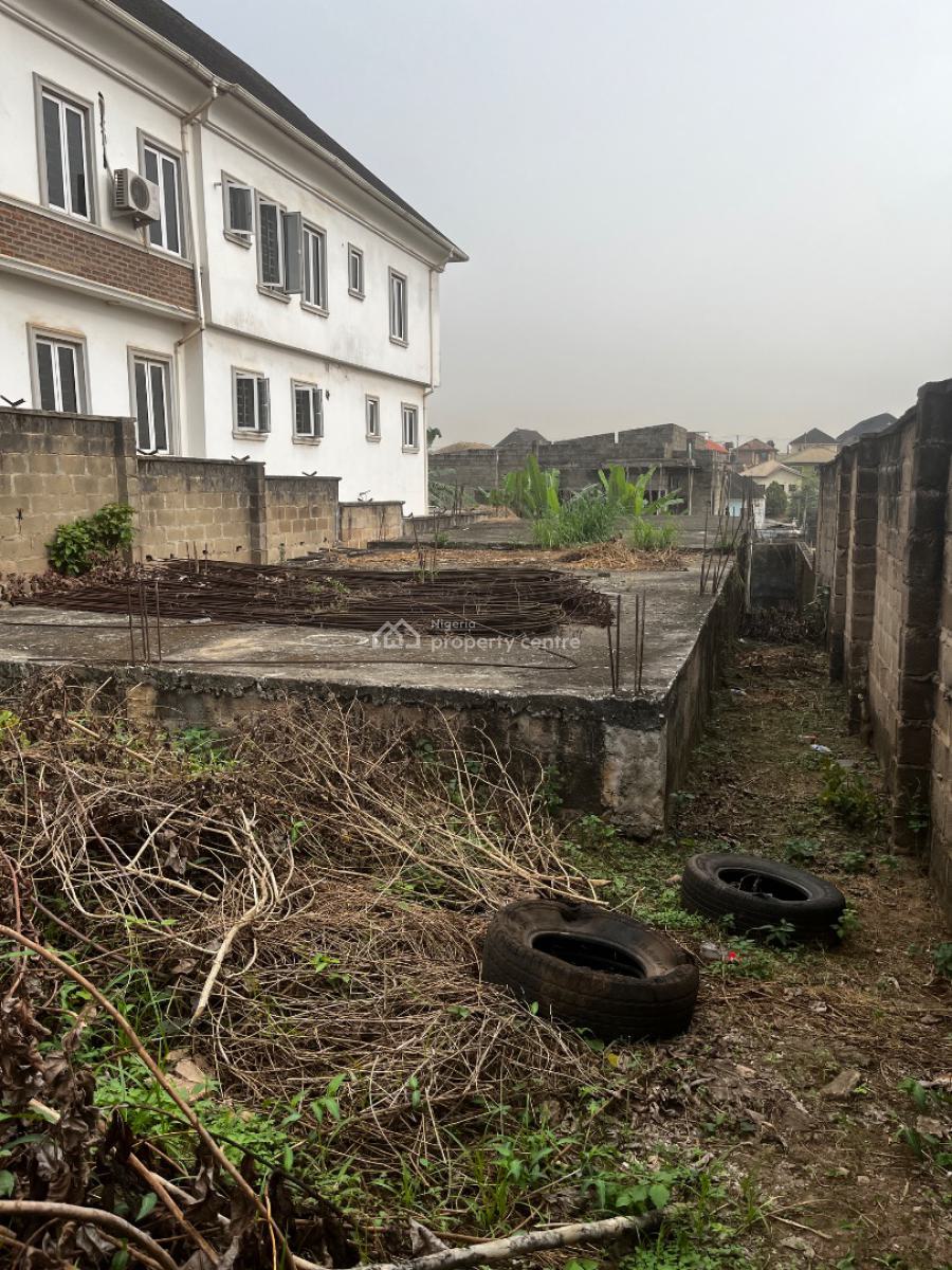Half Plot of Land with Structure in Serene Environment, Berger, Arepo, Ogun, Residential Land for Sale