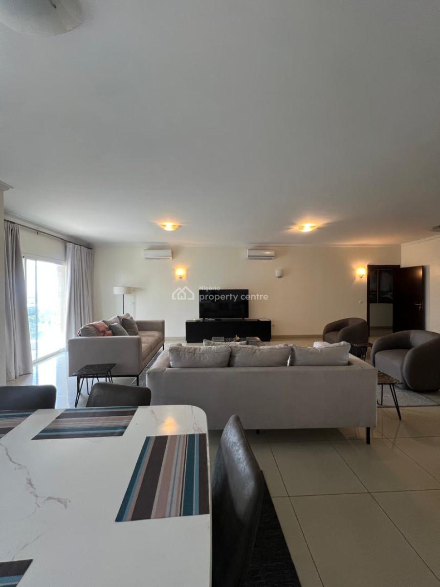 Luxurious Fully Furnished 3-bedroom Apartment + Bq, Gerrad Road, Ikoyi, Lagos, Flat / Apartment for Rent
