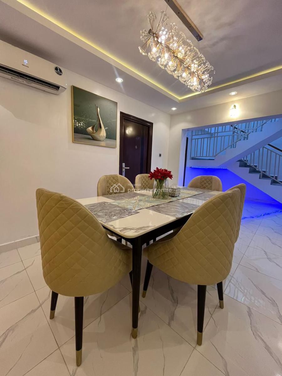 Newly Furnished 4 Bedroom Semi Detached Apartment with 2 Bqs, Lekki Phase 1, Lekki, Lagos, Semi-detached Duplex for Rent