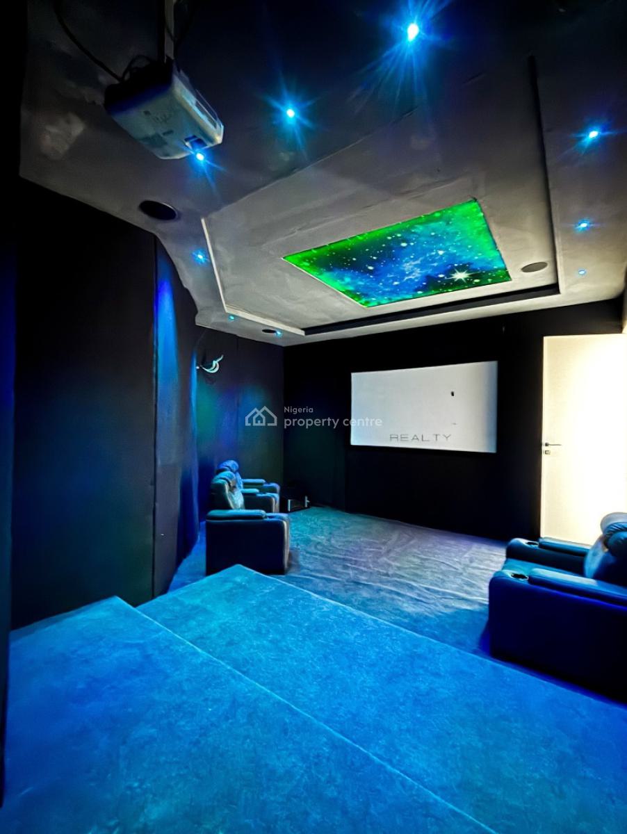 Luxury 5 Bedroom Detached Duplex with Cinema + Pool, Chevron, Lekki, Lagos, Detached Duplex for Sale