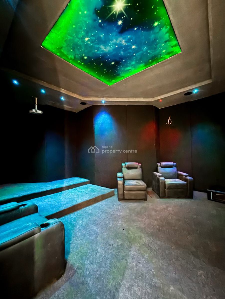 Luxury 5 Bedroom Detached Duplex with Cinema + Pool, Chevron, Lekki, Lagos, Detached Duplex for Sale