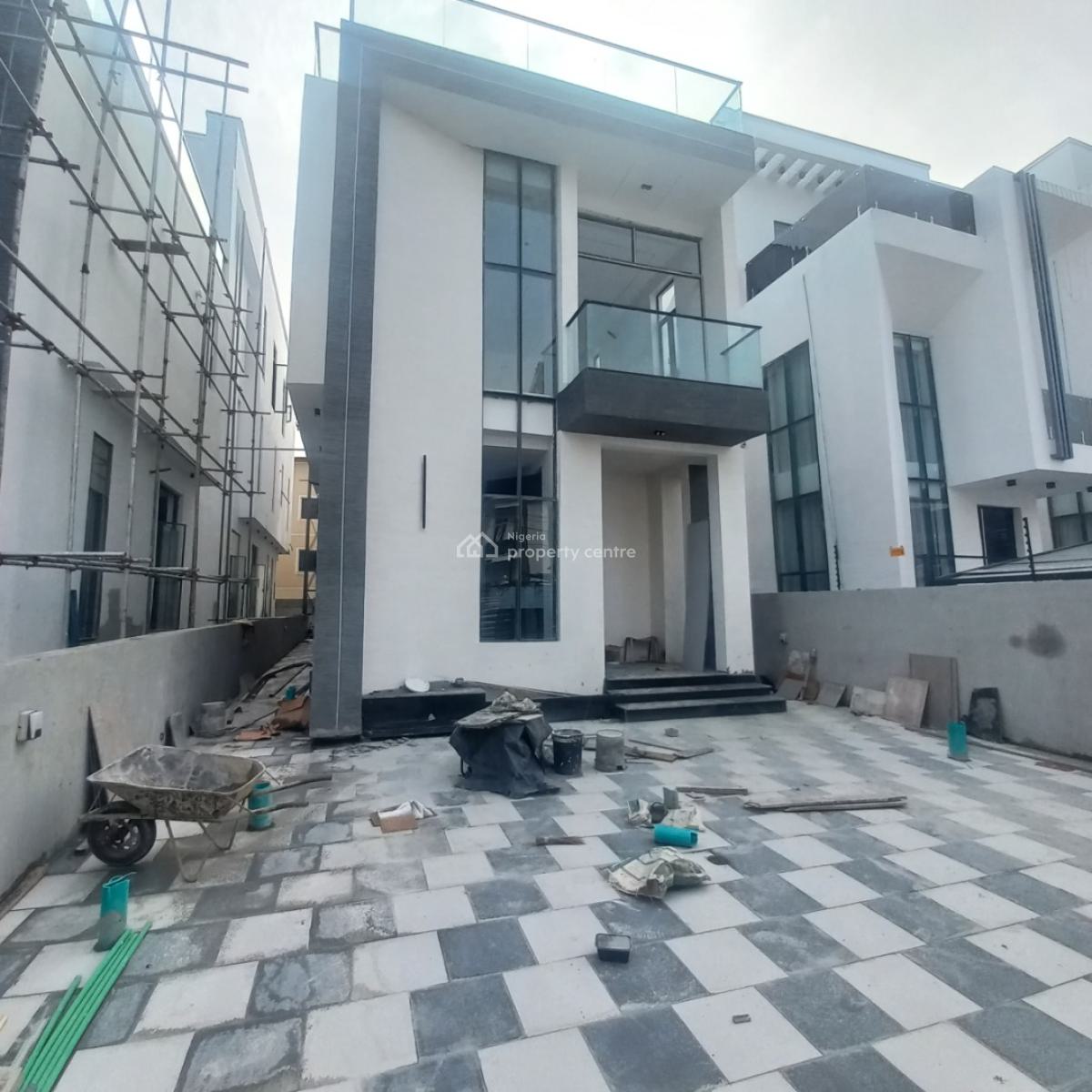Excellent 5 Bedroom Detached Duplex with Swimming Pool, Bq, Osapa, Lekki, Lagos, Detached Duplex for Sale