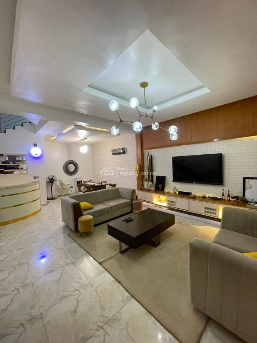 Fully Furnished 4 Bedroom Terrace Duplex with Bq, Mabushi, Abuja, Terraced Duplex for Rent