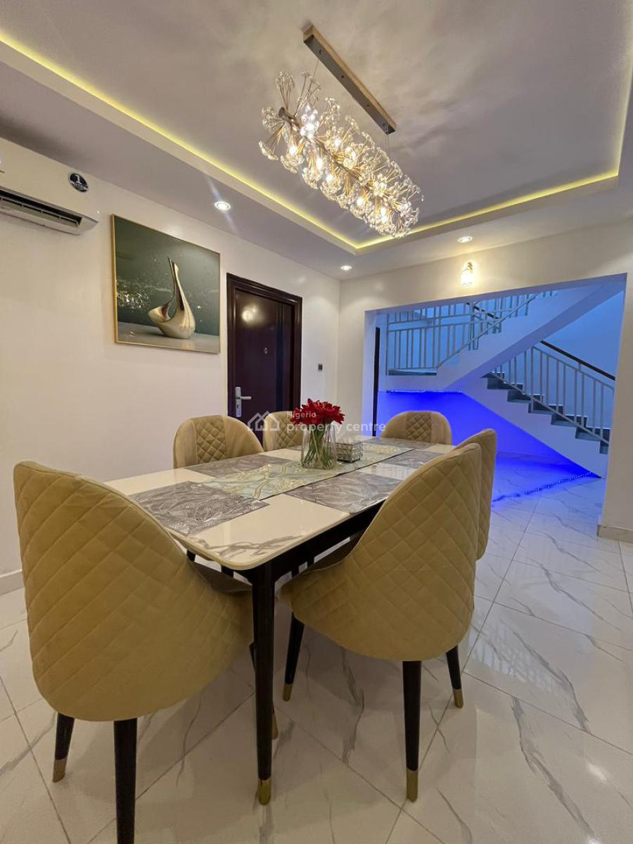Exquisitely Furnished 4 Bedroom Semi Detached Duplex with 2 Bqs., Lekki Phase 1, Lekki, Lagos, Semi-detached Duplex for Rent