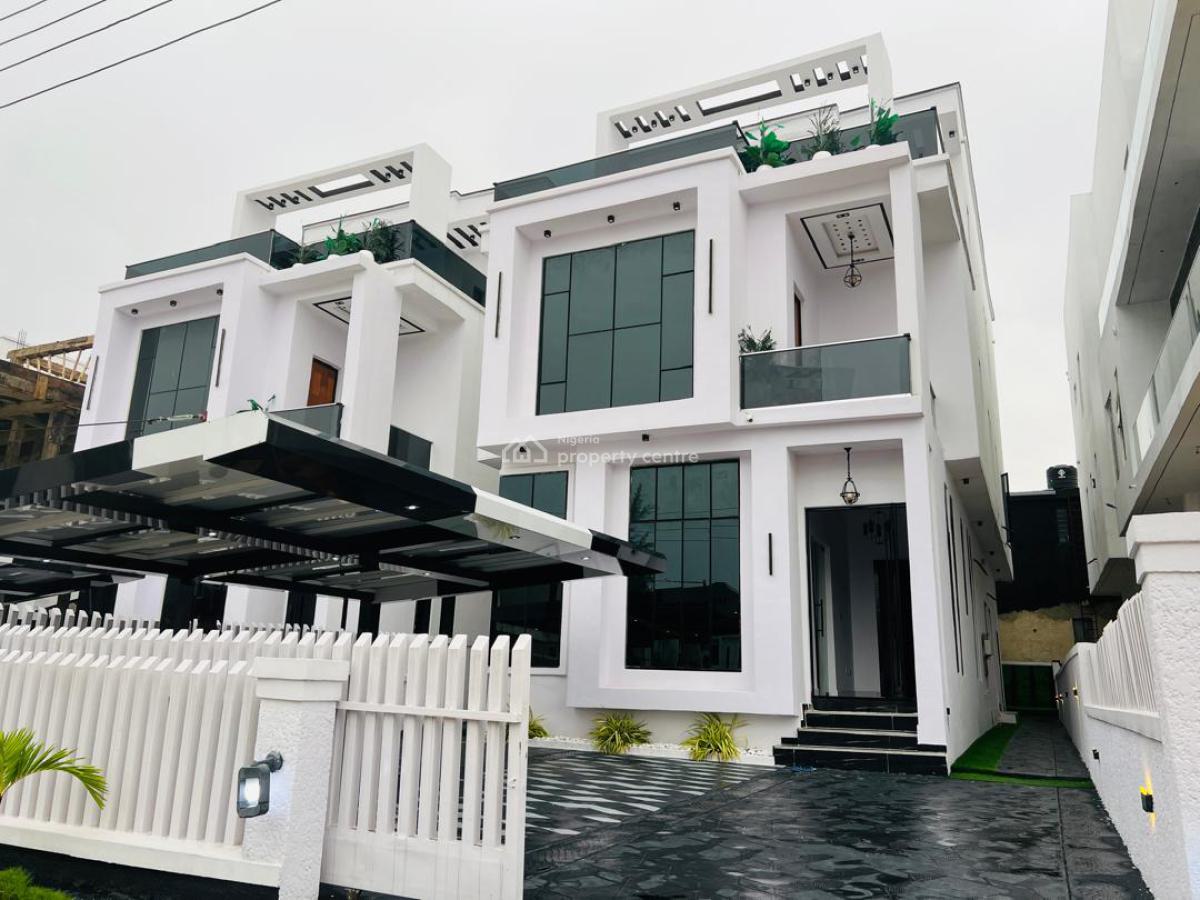 Uniqe 5 Bedroom Fully Detached Duplex Cinema Swimming Rooftop Terrace, Ikota, Lekki, Lagos, Detached Duplex for Sale