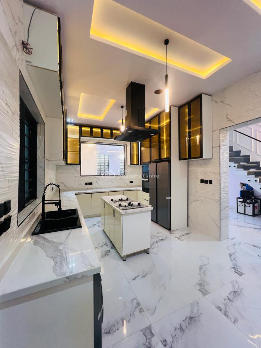 Uniqe 5 Bedroom Fully Detached Duplex Cinema Swimming Rooftop Terrace, Ikota, Lekki, Lagos, Detached Duplex for Sale