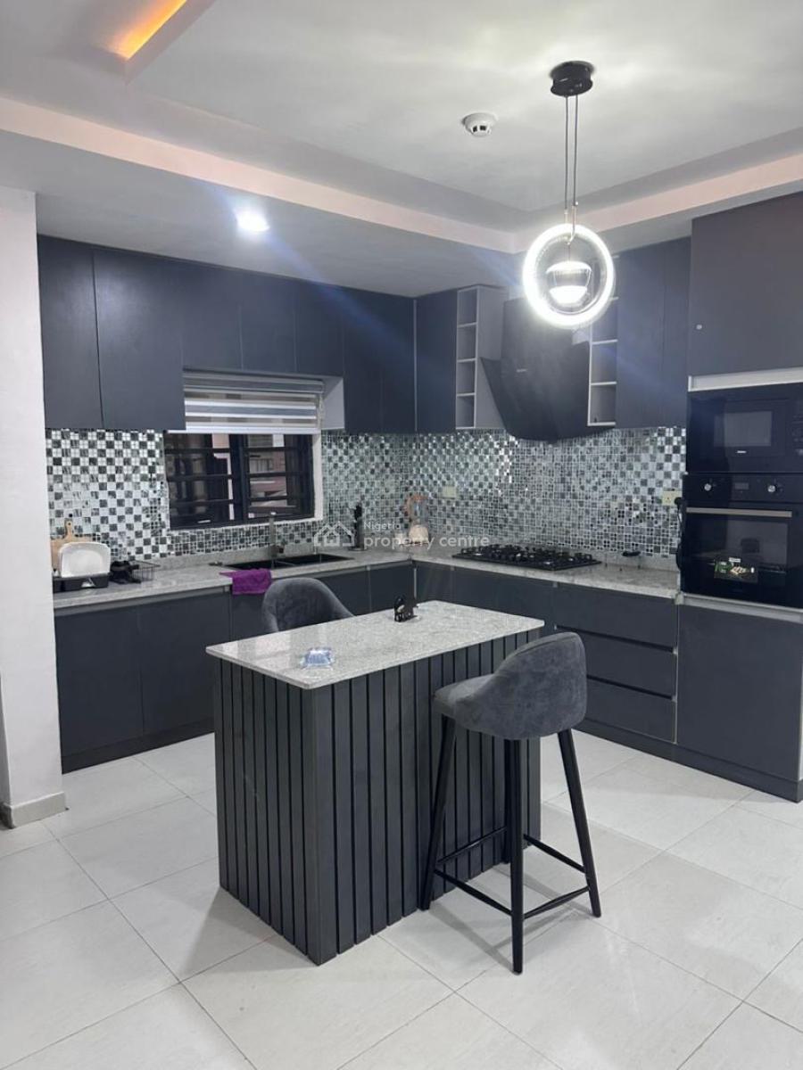 Brand New Fully Furnished & Serviced 3 Bedroom Flat in a Serene Area, Ologolo, Lekki, Lagos, Flat / Apartment for Rent