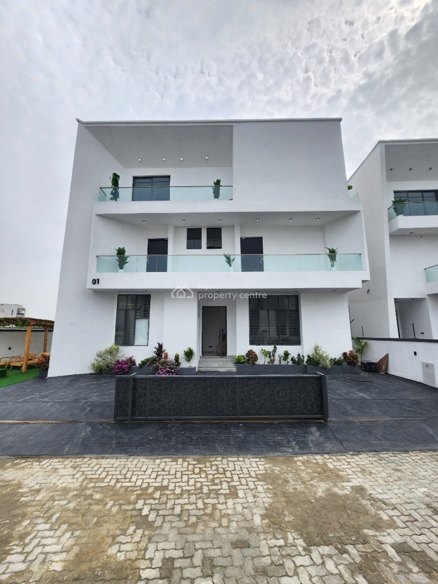 Contemporary 5 Bedroom Detached Duplex with Bq, Pool, Cinema, Chevron, Lekki, Lagos, Detached Duplex for Sale