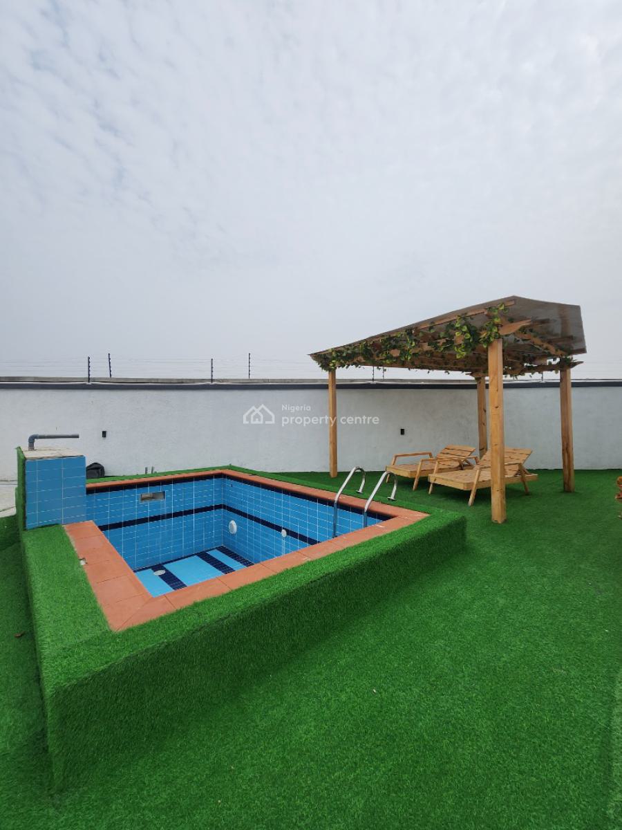 Contemporary 5 Bedroom Detached Duplex with Bq, Pool, Cinema, Chevron, Lekki, Lagos, Detached Duplex for Sale