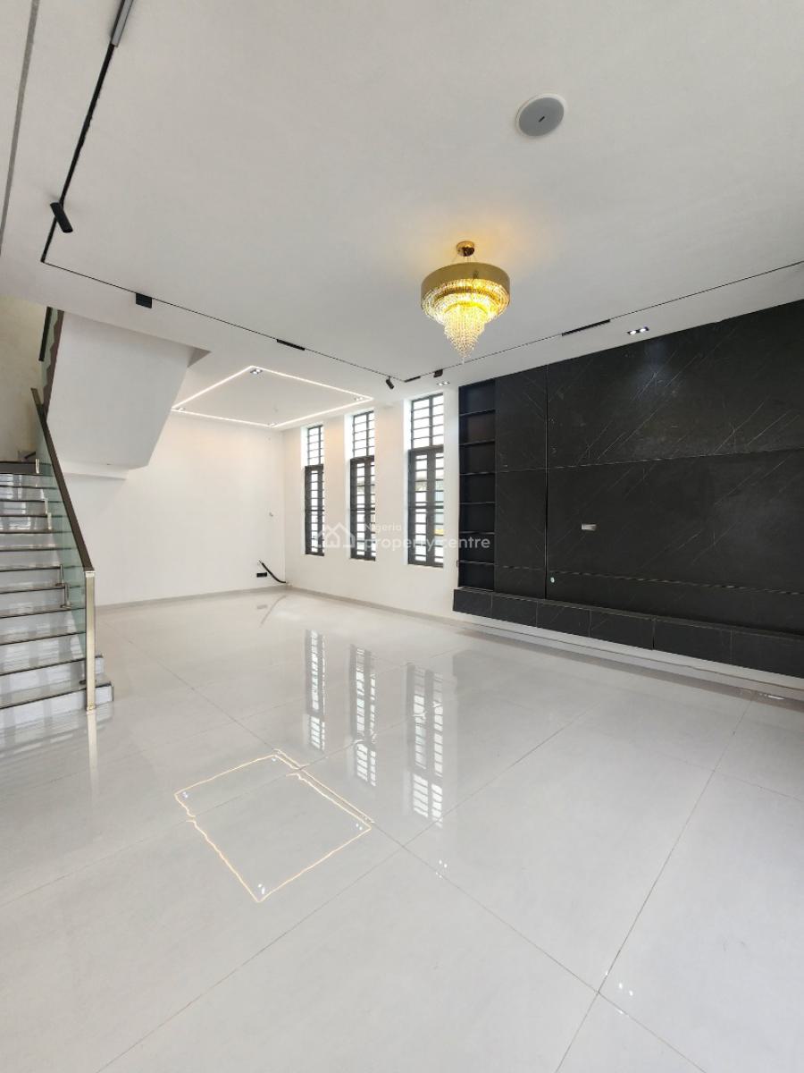 Contemporary 5 Bedroom Detached Duplex with Bq, Pool, Cinema, Chevron, Lekki, Lagos, Detached Duplex for Sale