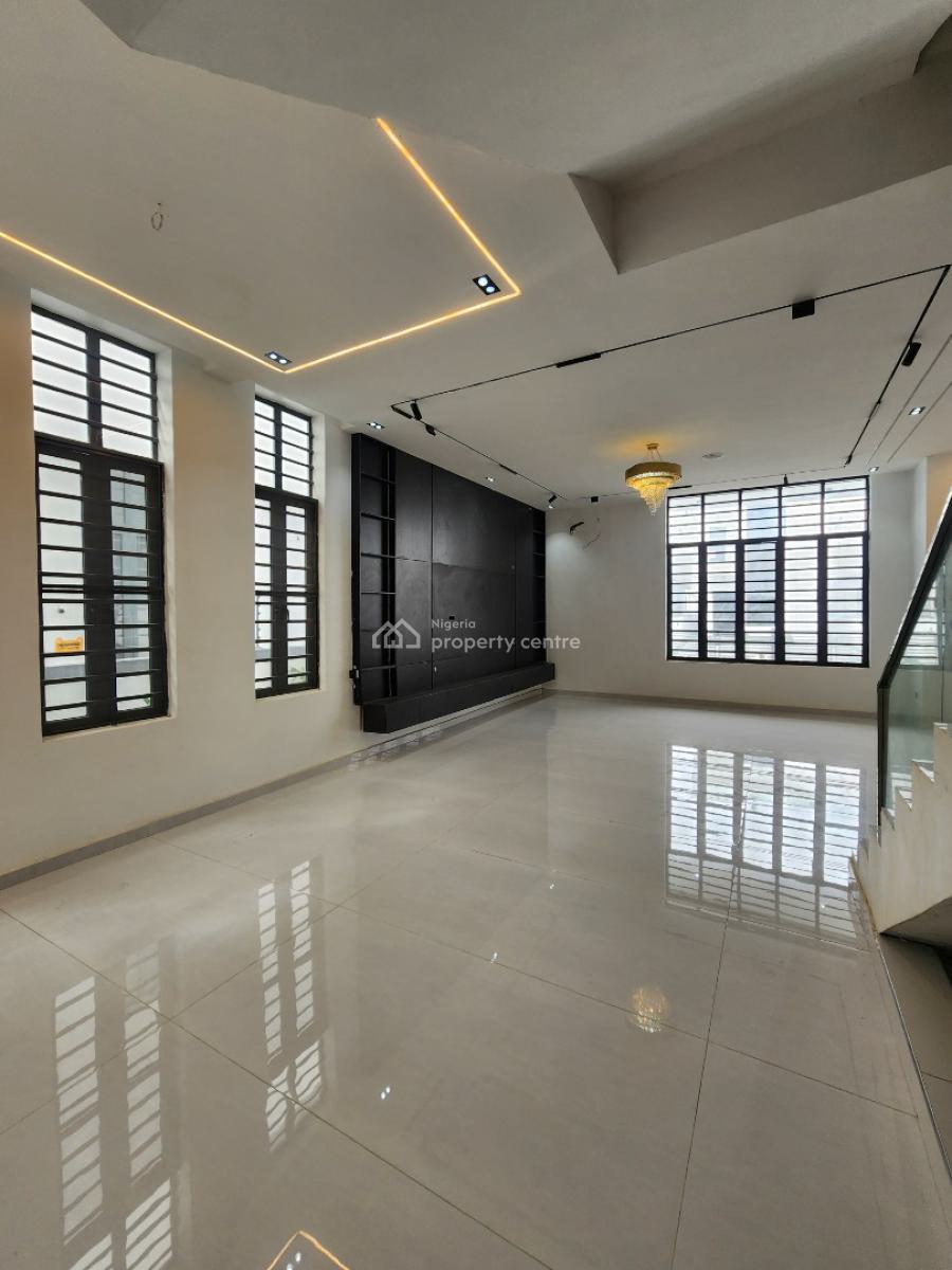 Contemporary 5 Bedroom Detached Duplex with Bq, Pool, Cinema, Chevron, Lekki, Lagos, Detached Duplex for Sale