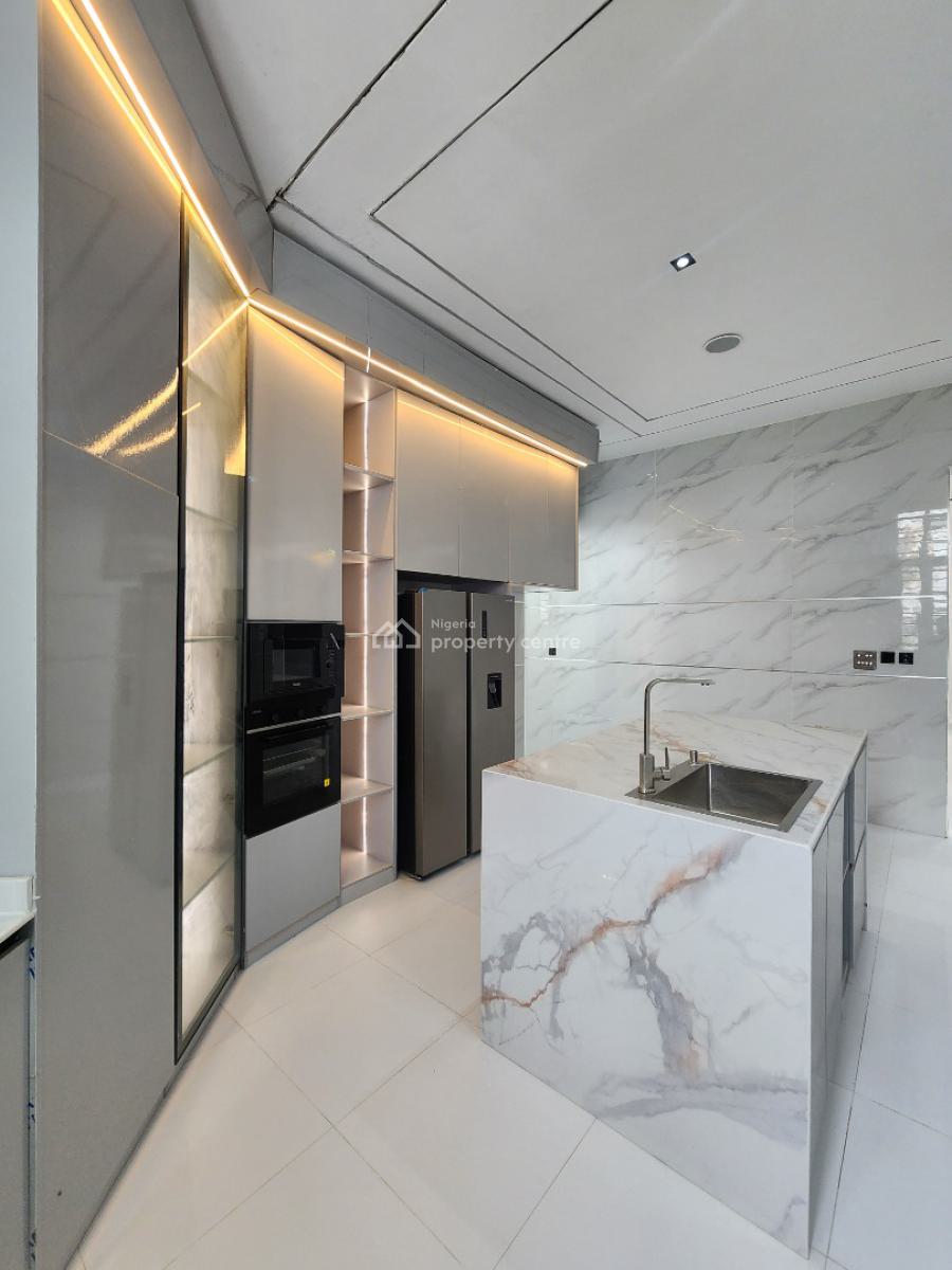 Contemporary 5 Bedroom Detached Duplex with Bq, Pool, Cinema, Chevron, Lekki, Lagos, Detached Duplex for Sale