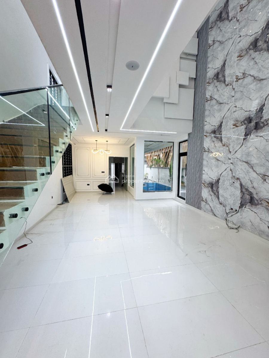 Contemporary 5 Bedroom Fully Detached Duplex with Pool, Chevron, Lekki, Lagos, House for Sale