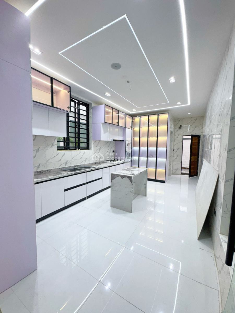 Contemporary 5 Bedroom Fully Detached Duplex with Pool, Chevron, Lekki, Lagos, House for Sale
