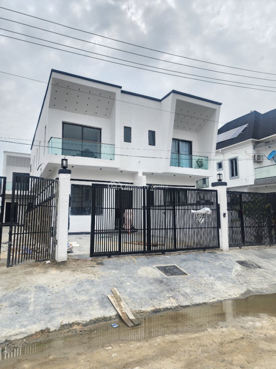 Lovely 4 Bedroom Semi Detached Duplex with a Room Bq, Chevron, Lekki, Lagos, Semi-detached Duplex for Sale