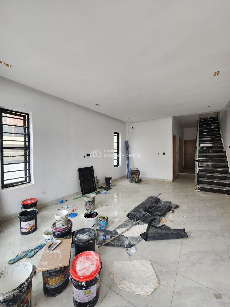 Lovely 4 Bedroom Semi Detached Duplex with a Room Bq, Chevron, Lekki, Lagos, Semi-detached Duplex for Sale