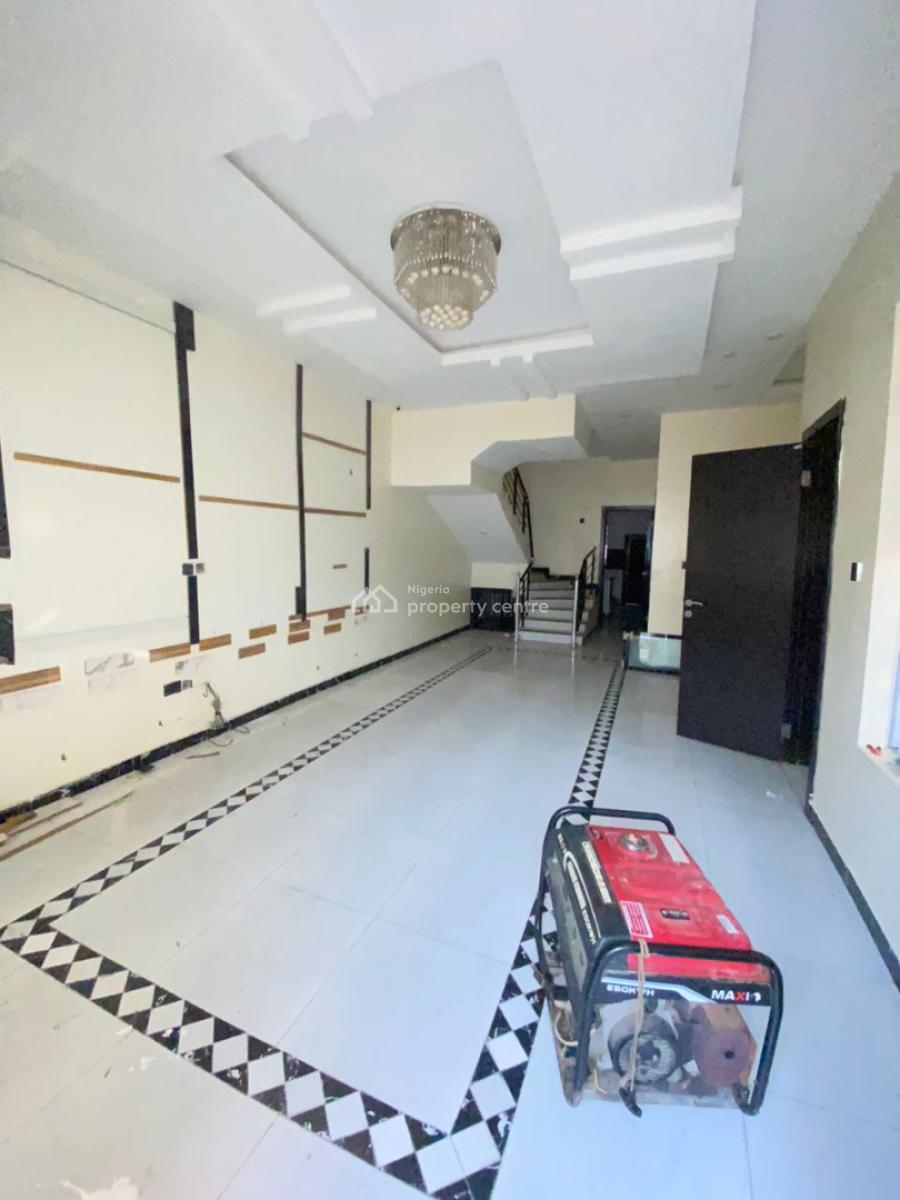 Spacious 4 Bedroom Semidetached Duplex with Bq, Osapa, Lekki, Lagos, Semi-detached Duplex for Rent