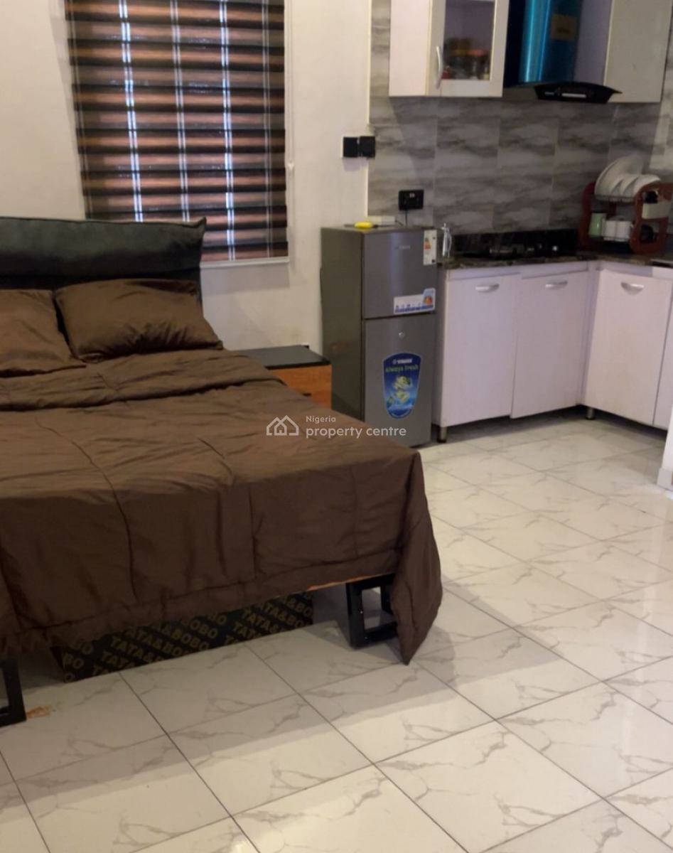 Furnished Studio Apartment for Weekly and Monthly Stay with 24 Hours Ight, New Road, Opposite Chevy View Estate, Lekki, Lagos, Self Contain (single Rooms) for Rent