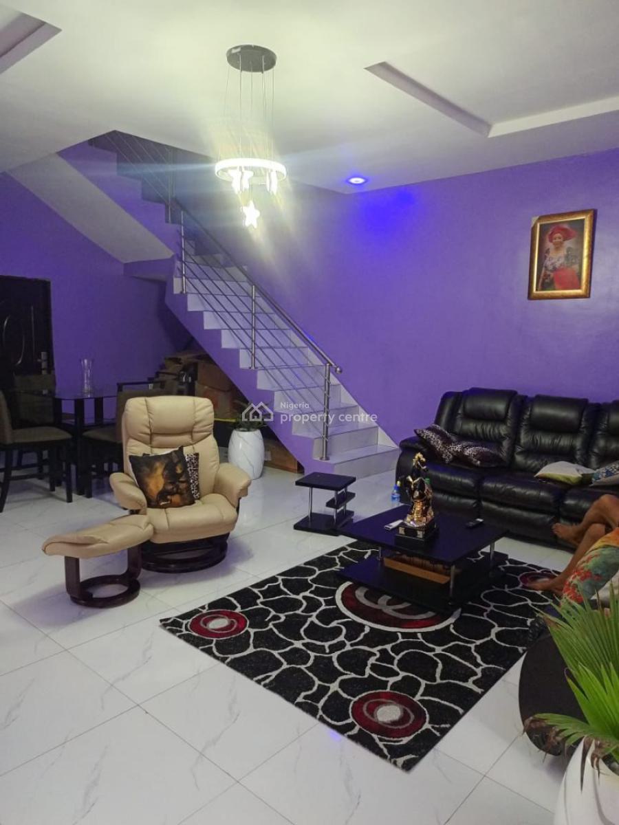 4 Bedroom Semi Detatch Fully Furnished Duplex, Atlantic Estate, Alasia, Ajah, Lagos, Semi-detached Duplex for Rent