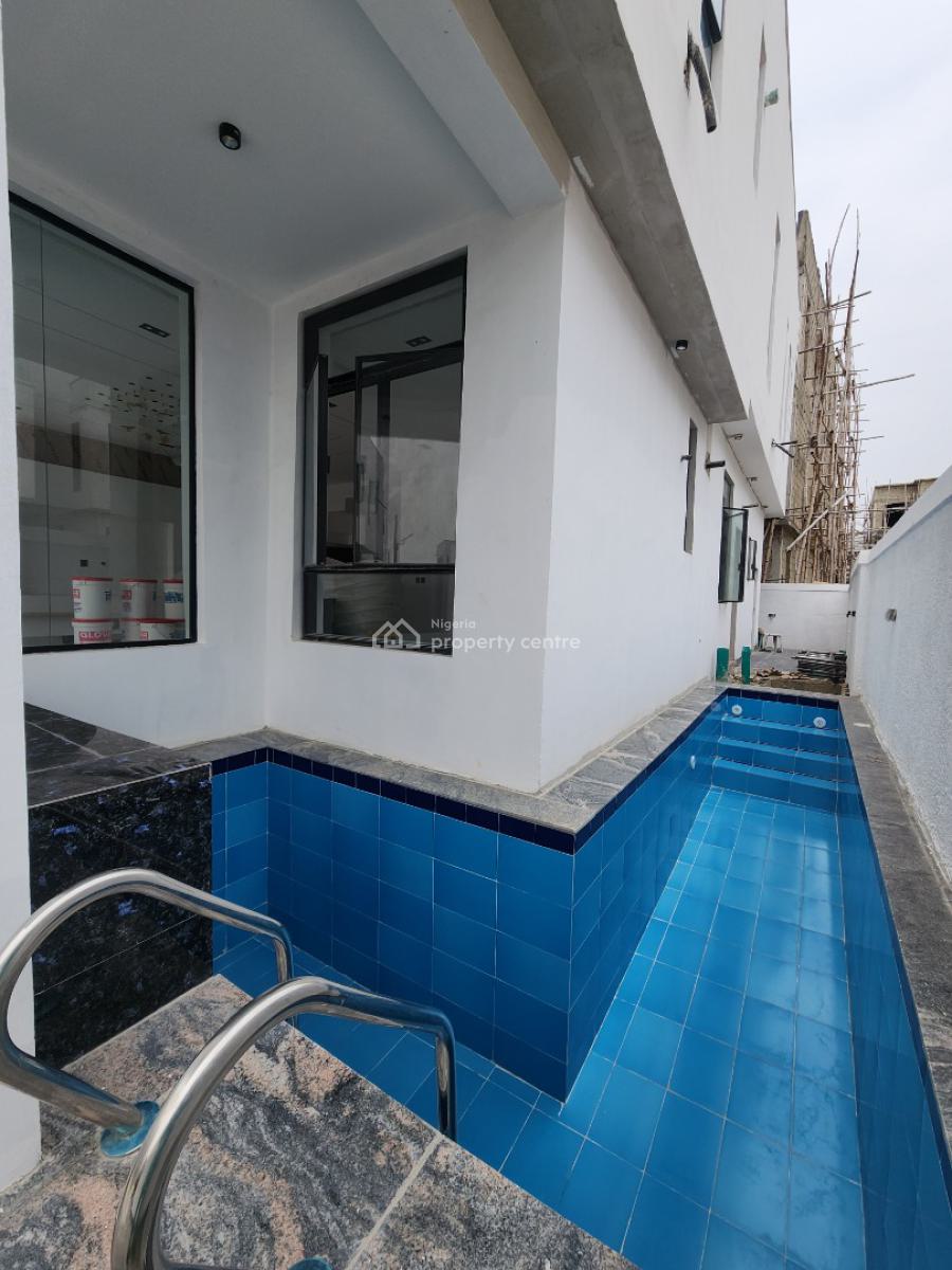 Lovely 5 Bedroom Detached Duplex with Bq & Pool in a Secured Estate, Chevron, Lekki, Lagos, Detached Duplex for Sale