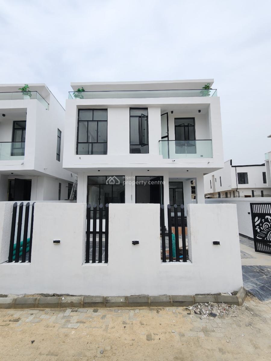 Lovely 5 Bedroom Detached Duplex with Bq & Pool in a Secured Estate, Chevron, Lekki, Lagos, Detached Duplex for Sale