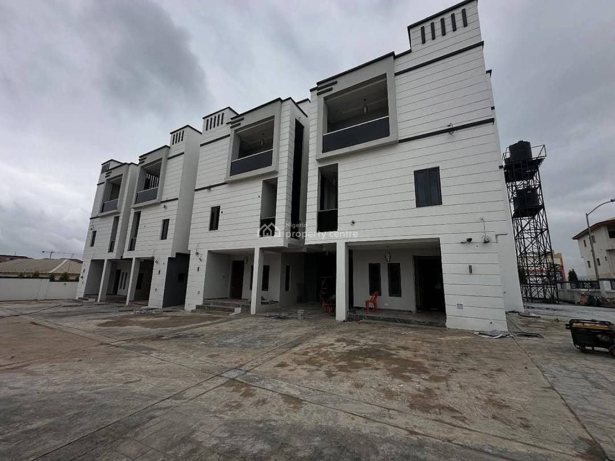 Exquisitely Finished 4 Bedroom Terrace Duplex with Bq, Wuye, Abuja, Terraced Duplex for Rent