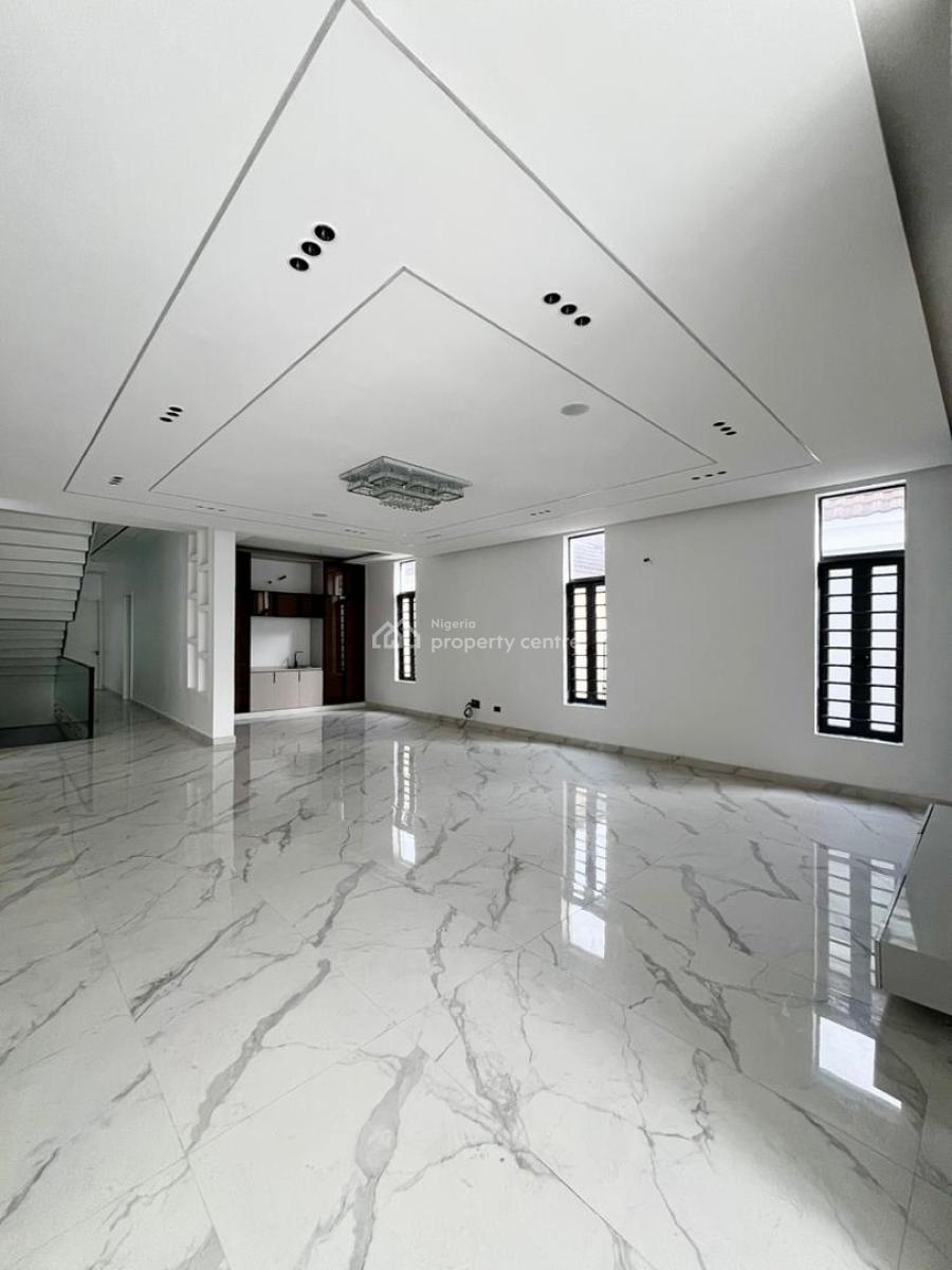 Contemporary 5 Bedroom Detached Duplex with Bq & Swimming Pool, Chevron, Lekki, Lagos, Detached Duplex for Sale