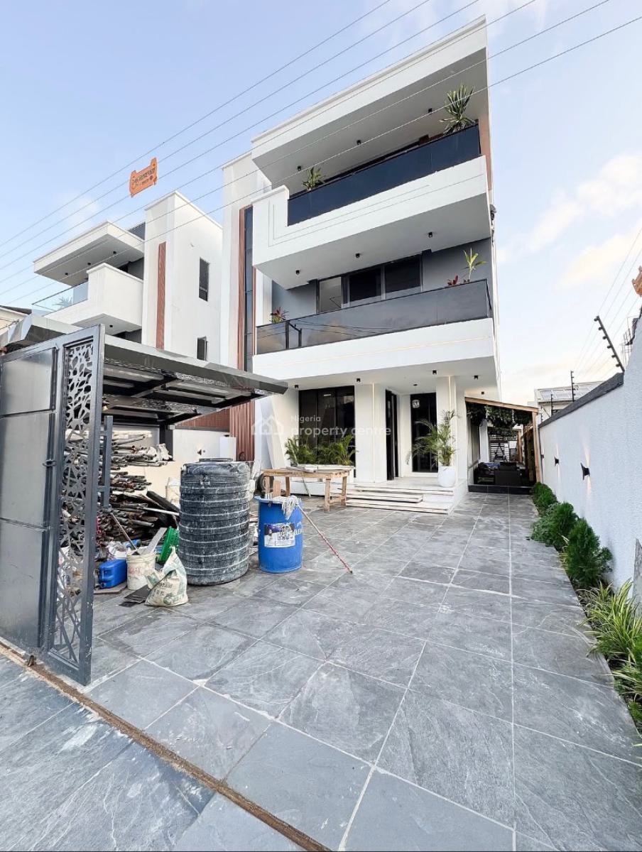 Massive 5 Bedroom Detached Duplex with Bq, Cinema & Pool, Well Built 5 Bedroom Duplex on Two Floors, Lekki Phase 1, Lekki, Lagos, Detached Duplex for Sale