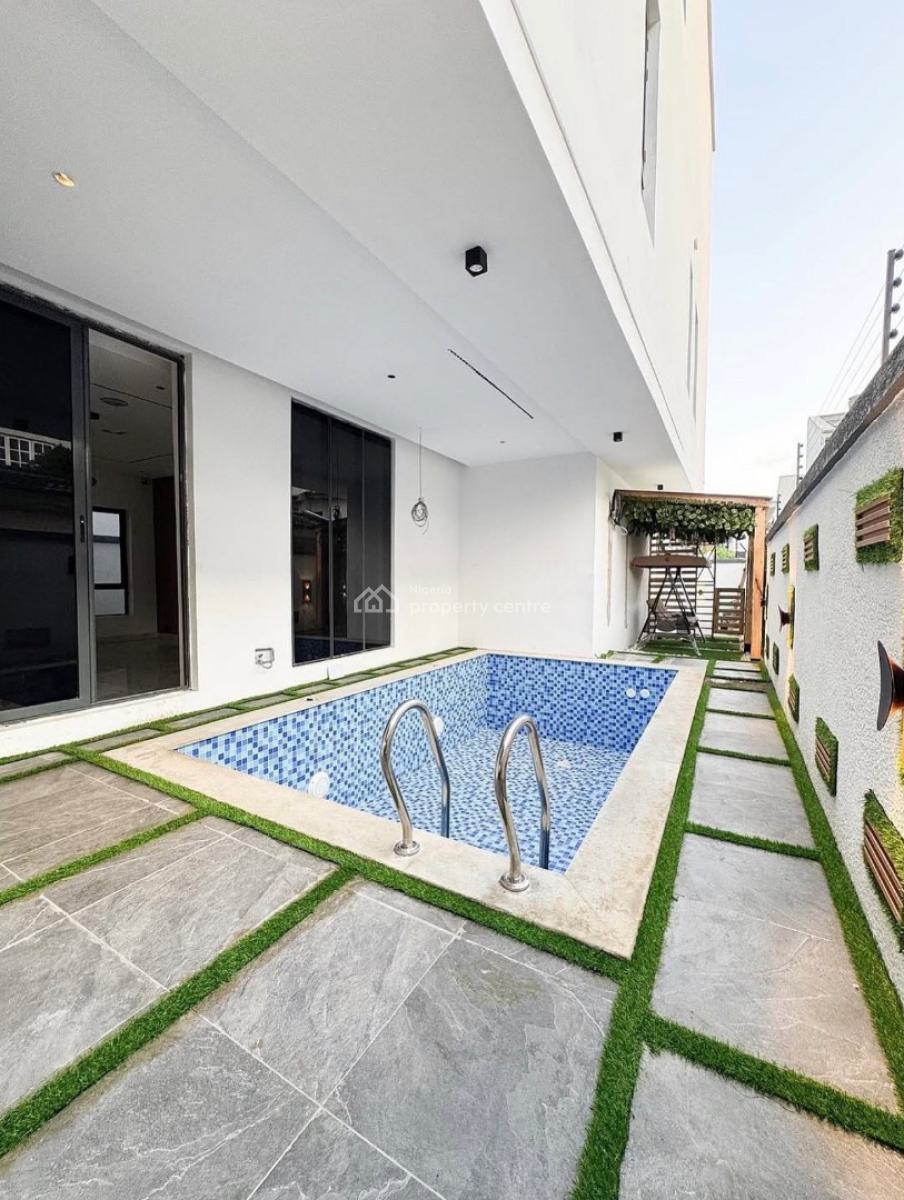 Massive 5 Bedroom Detached Duplex with Bq, Cinema & Pool, Well Built 5 Bedroom Duplex on Two Floors, Lekki Phase 1, Lekki, Lagos, Detached Duplex for Sale