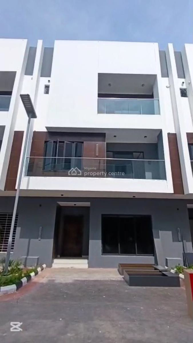 Well Finished 4bedroom Terrace with Bq &,swimming, Off Freedom Way, Lekki Phase 1, Lekki, Lagos, Terraced Duplex for Rent