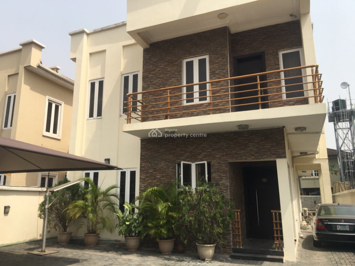 Luxury Five Bed Room Detached with Two Bq, Off Emmanuel Abimbola Cole, Lekki Phase 1, Lekki, Lagos, Flat / Apartment for Rent