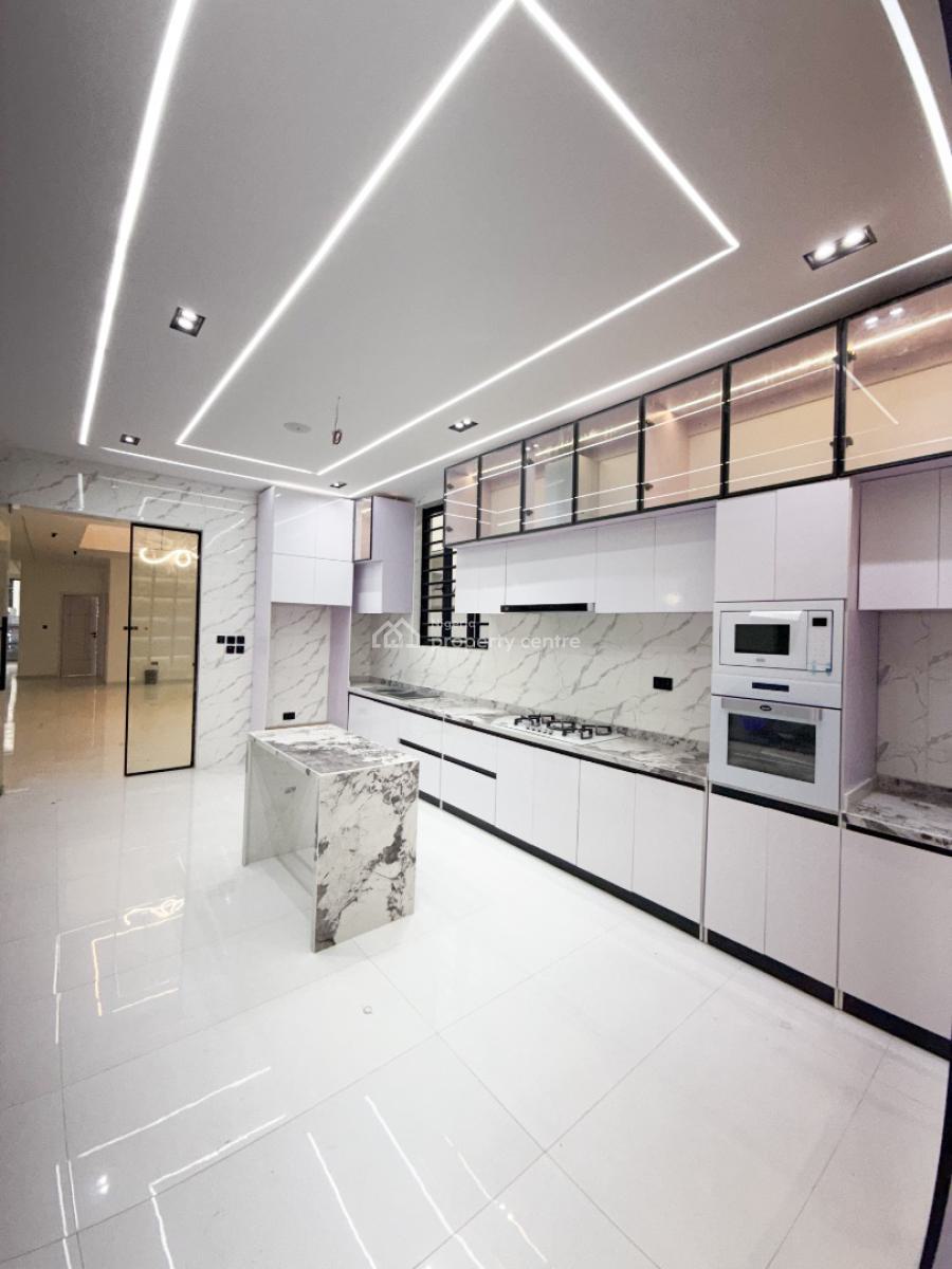 Contemporary 5 Bedroom Fully Detached Duplex with Pool, Chevron, Lekki, Lagos, Detached Duplex for Sale