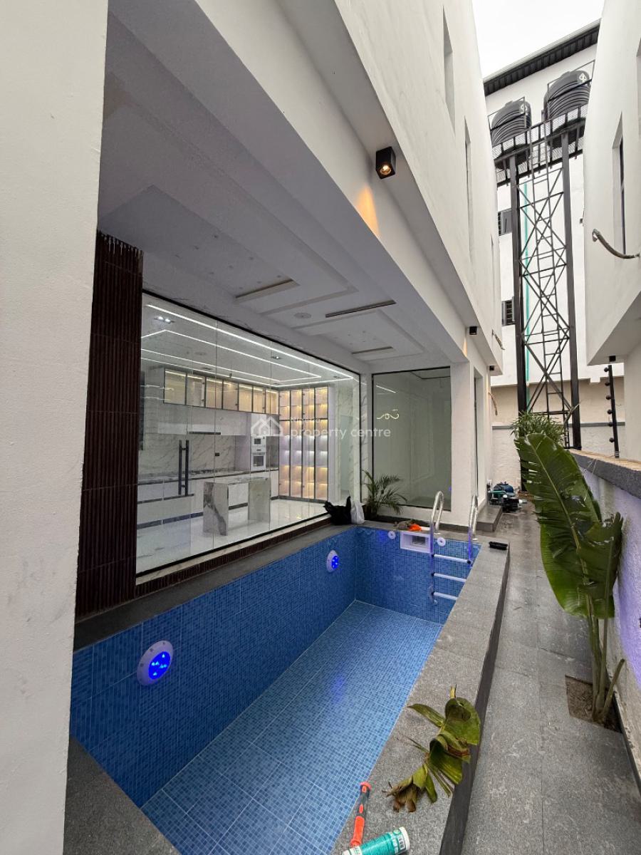 Contemporary 5 Bedroom Fully Detached Duplex with Pool, Chevron, Lekki, Lagos, Detached Duplex for Sale