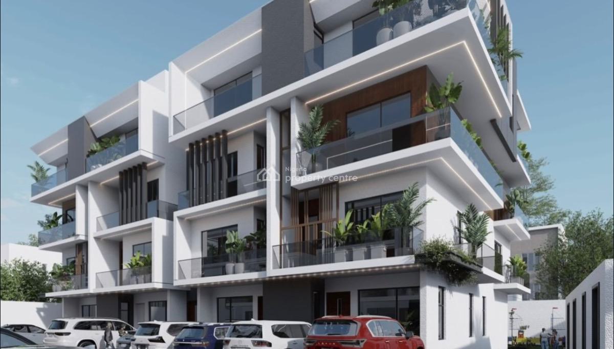 4 Bedroom Terrace + Bq, Lekki Phase 1, Lekki, Lagos, Terraced Duplex for Sale