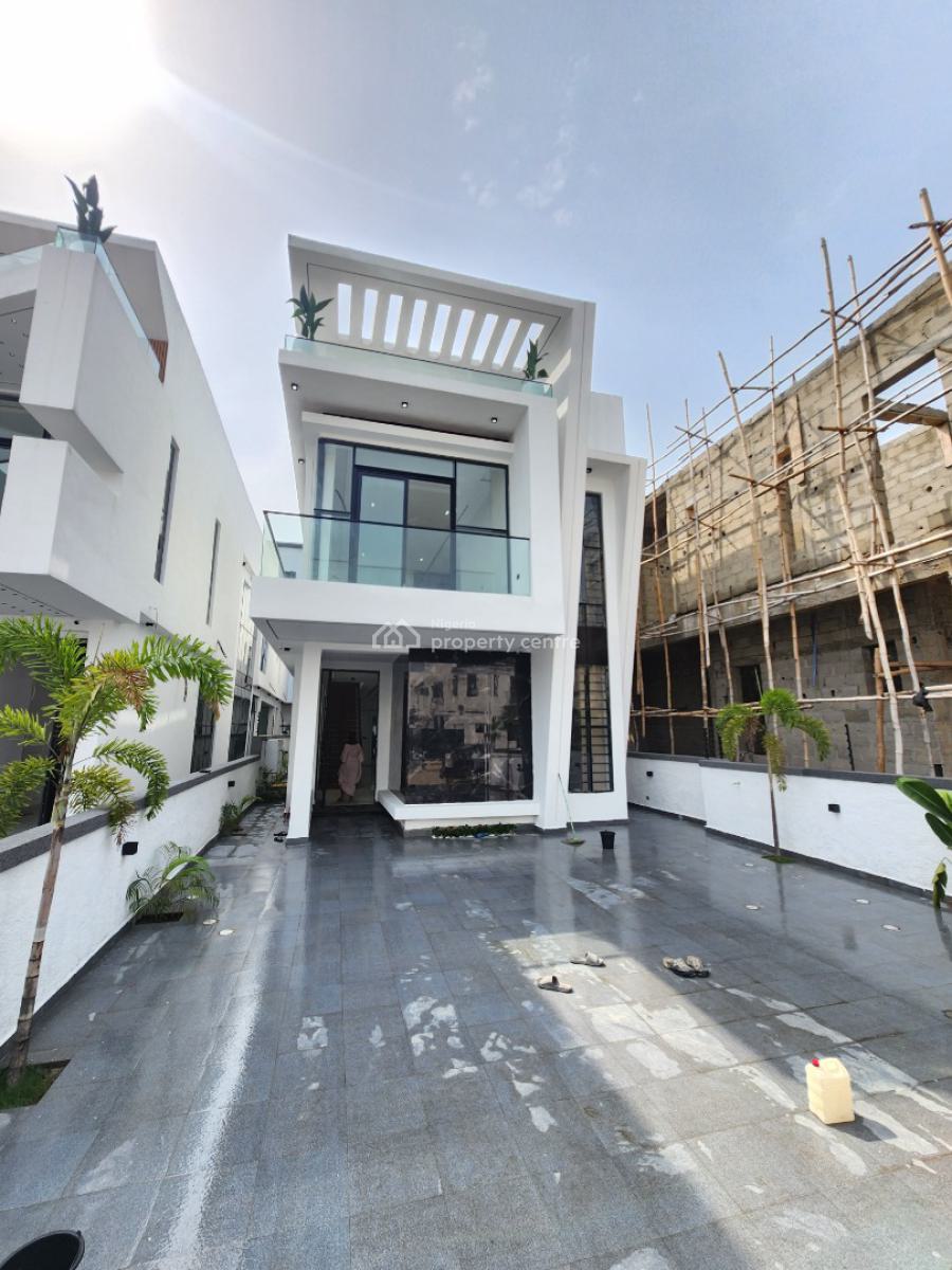 Luxury 5 Bedroom Detached Duplex with Bq & Pool in a Secured Estate, Chevron Toll Gate, Lekki, Lagos, Detached Duplex for Sale