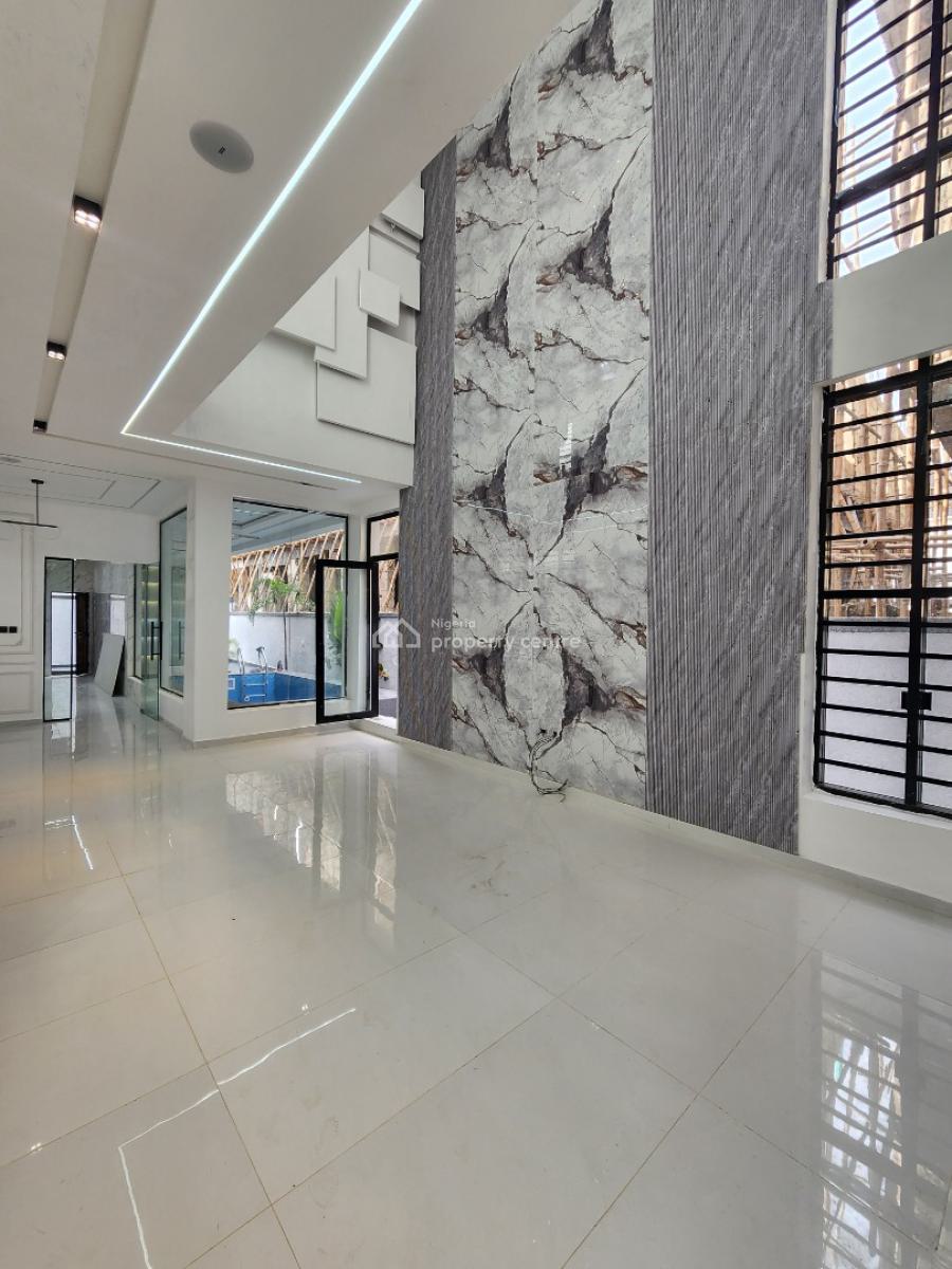 Luxury 5 Bedroom Detached Duplex with Bq & Pool in a Secured Estate, Chevron Toll Gate, Lekki, Lagos, Detached Duplex for Sale