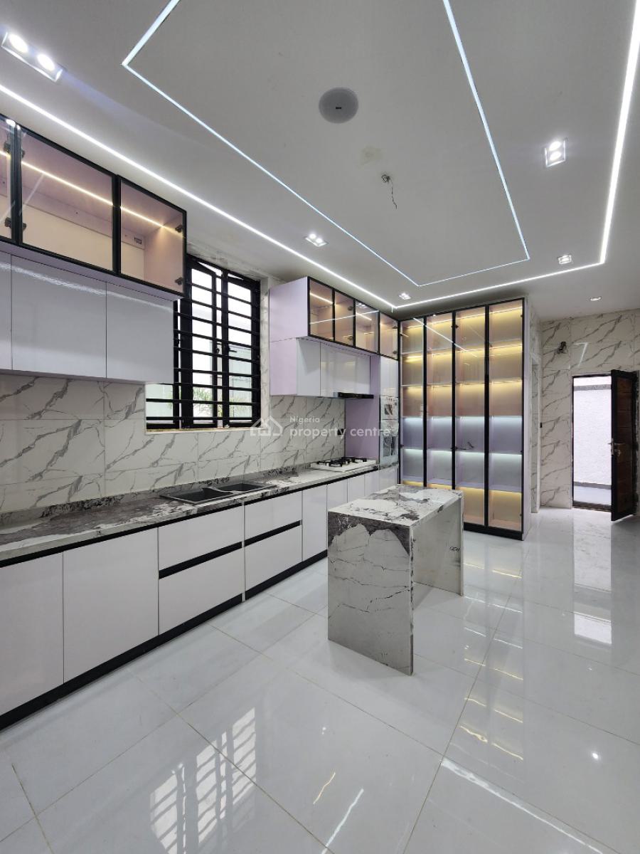 Luxury 5 Bedroom Detached Duplex with Bq & Pool in a Secured Estate, Chevron Toll Gate, Lekki, Lagos, Detached Duplex for Sale