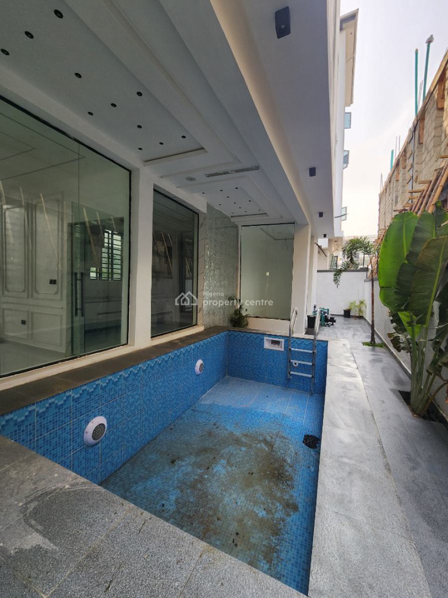 Luxury 5 Bedroom Detached Duplex with Bq & Pool in a Secured Estate, Chevron Toll Gate, Lekki, Lagos, Detached Duplex for Sale