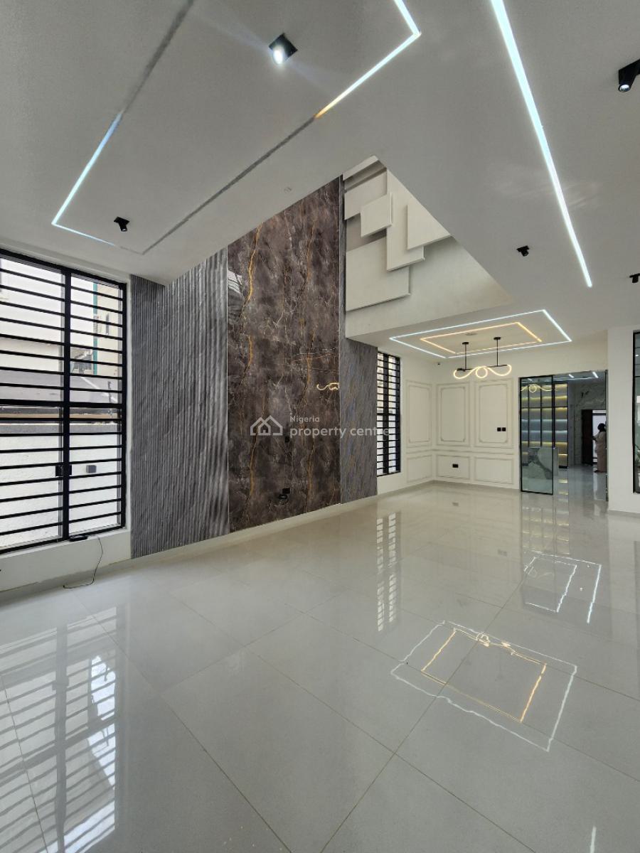 Contemporary 5 Bedroom Detached Duplex W/ Bq, Pool in a Secured Estate, Chevron Toll Gate, Lekki, Lagos, Detached Duplex for Sale